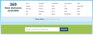 Fatcow ofrece muchos tipos de nombres de dominio para tus proyectos.