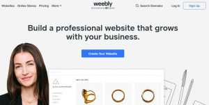 Es posible crear tu proyecto hosting profesional con Weebly.