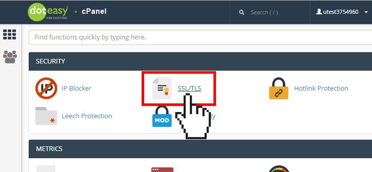 instalar certificado ssl cpanel