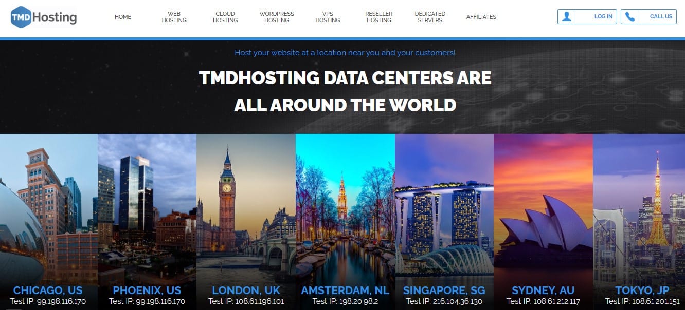 tmdhosting datacenters